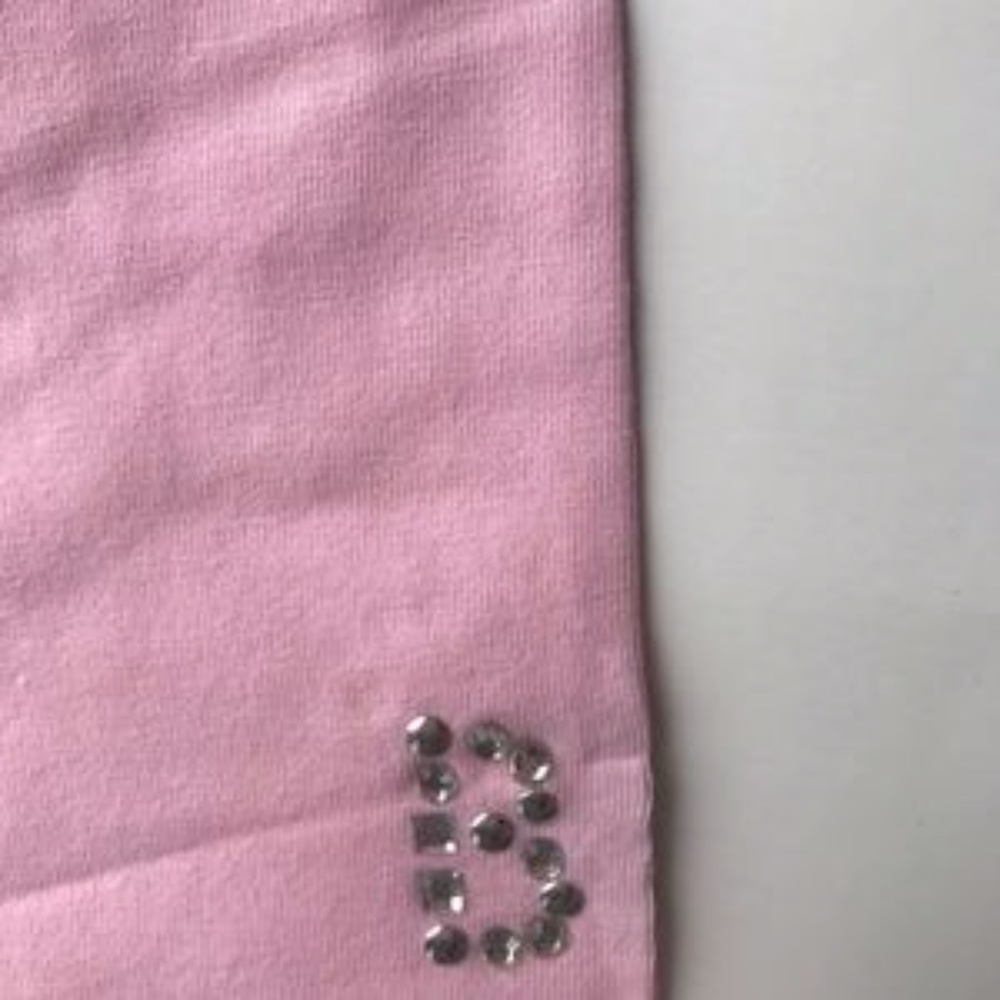 ( 3 for 20) NWT Girls light pink Barbara Farber Legging - Picture 4 of 4